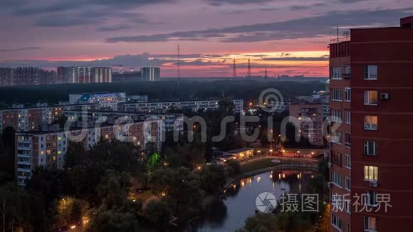 莫斯科市居住城区.. 时间推移