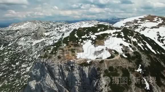 奥贝特拉恩，奥地利山区5号芬格尔观测甲板的空中全景。