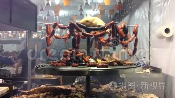 肠胃肉猪肉食品视频