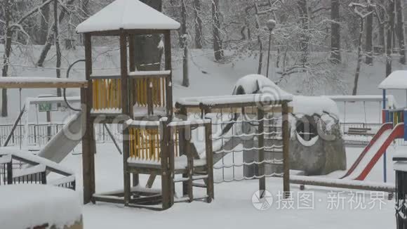 冰雪公园游乐场视频