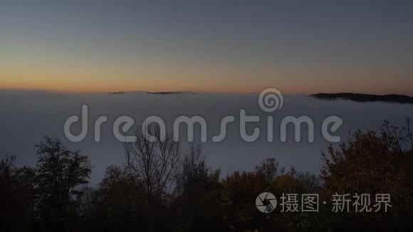 德意志湖的晨景视频