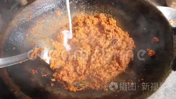 烹饪泰国红奶浆配椰奶食谱视频