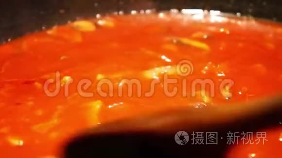 锅煮番茄汤