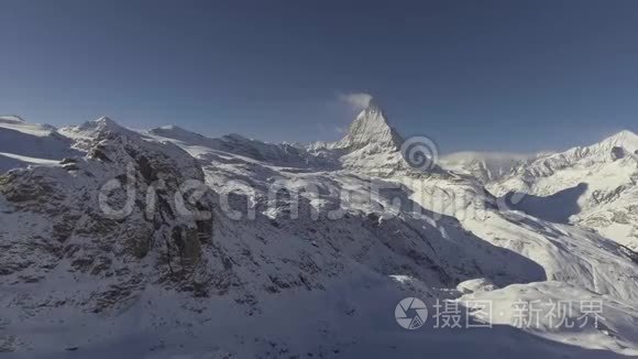 瑞士地标在最美丽的天气拍摄视频