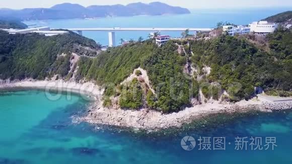 火影忍者海峡空中观景点视频