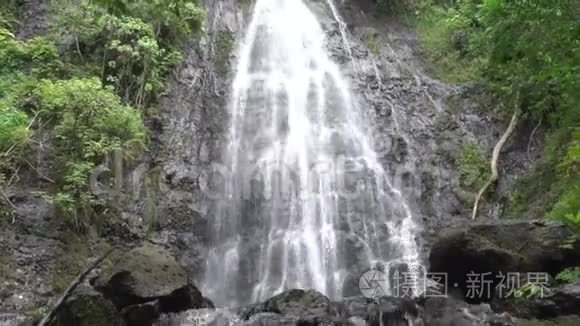 夏威夷瓦胡岛上的北海岸水域视频