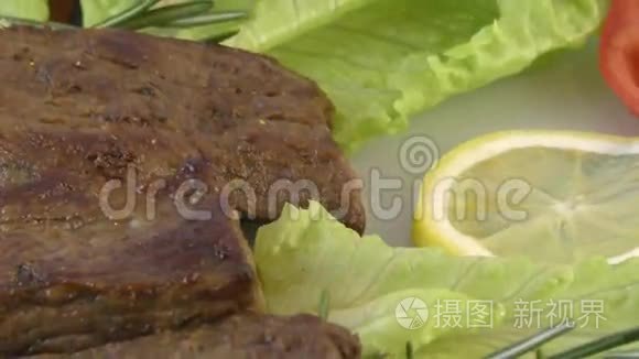 煎肉牛肉视频