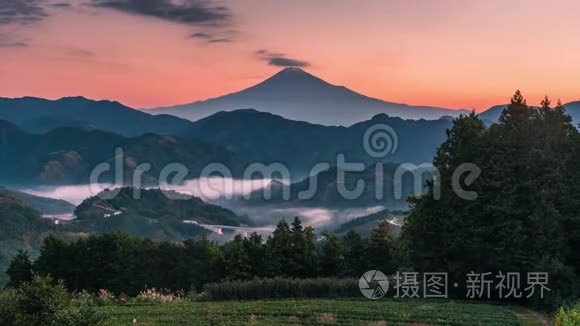 山 静冈日出绿茶场富士视频