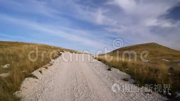 碎石路第一人称观景.