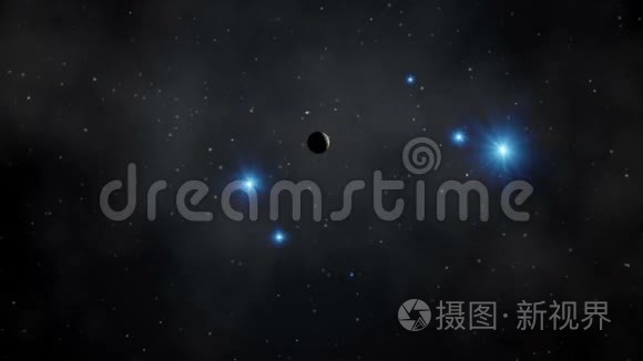 飞行的星球和舞蹈UFO.