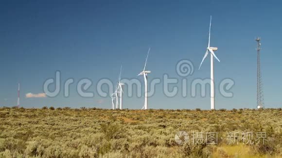 来自风车的生态能源视频