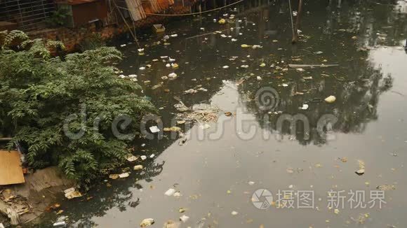 胡志明市肮脏的池塘