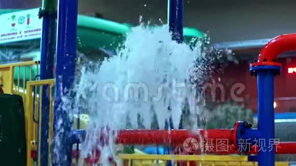 水上游乐园喷泉.. 水上乐园。 水上景点