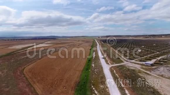 太阳能电池板领域的射击视频