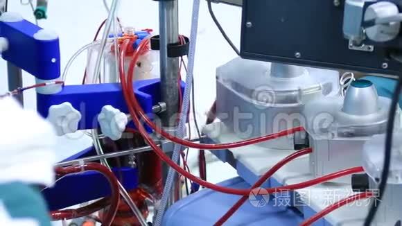 心脏手术用心肺机视频