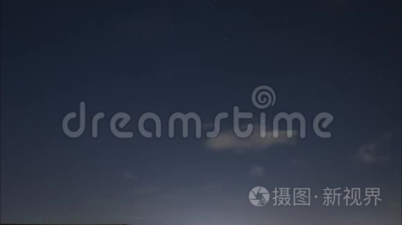 星天转空间天体摄影时间的流逝视频