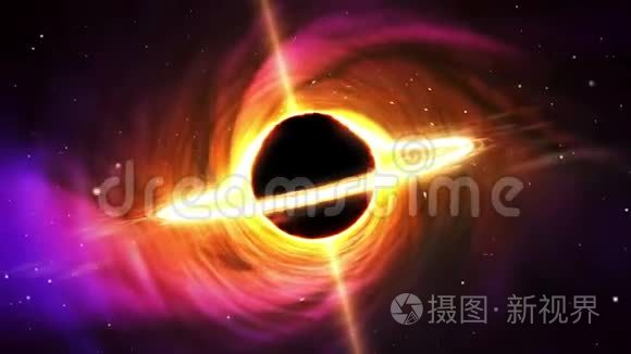 星系中心空间的黑洞视频