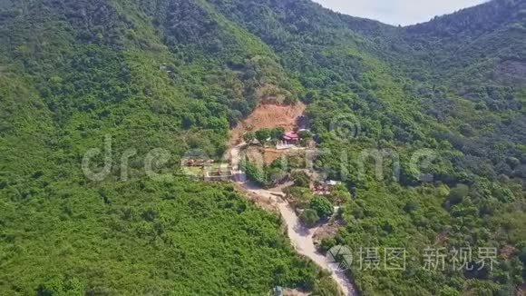 摩登佛道翻山越岭佛寺视频