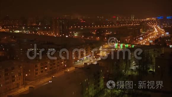 美丽的现代夜市