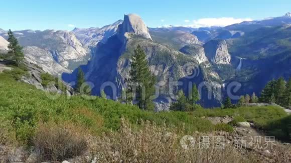 约塞米蒂半穹顶风景视频