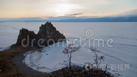 贝加尔湖自然风景区视频