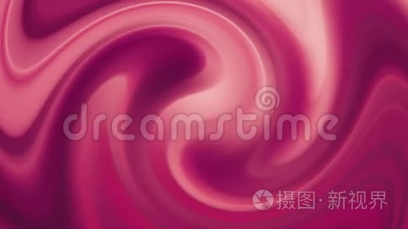 抽象3D渲染七彩红光旋流效果插画纹理壁纸.. 可振动的彩色波浪条纹图案
