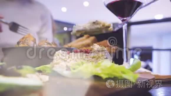 素食生物有机餐厅分享美食晚餐视频