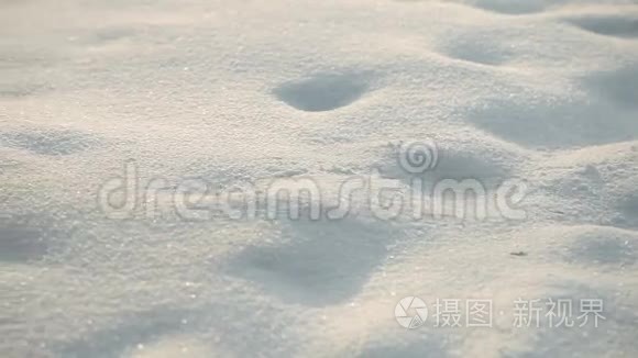 白雪飘散视频