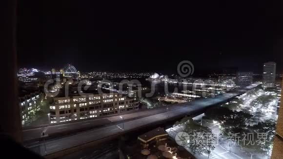 悉尼港时间在晚上视频