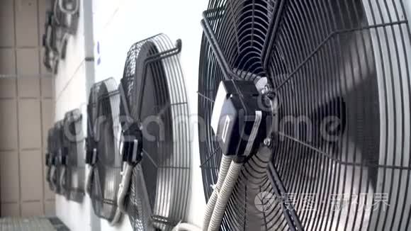 大型室外空调机组.. 大型风扇空气压缩机