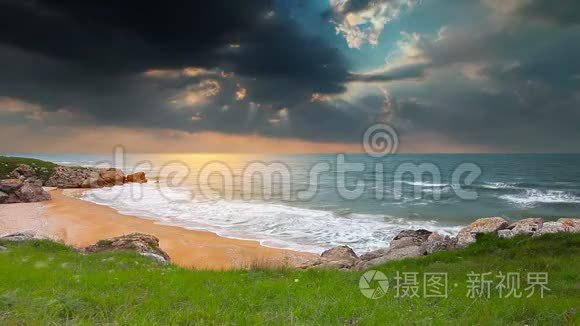 大海湾日落