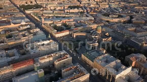圣彼得堡的喀山斯基大教堂视频