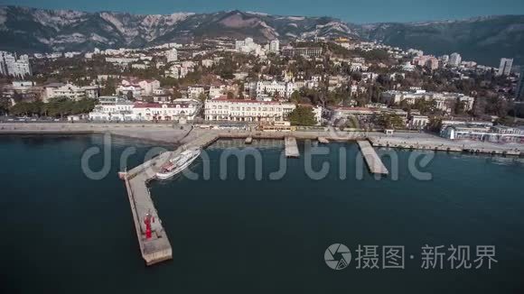 雅尔塔著名度假村全景视频