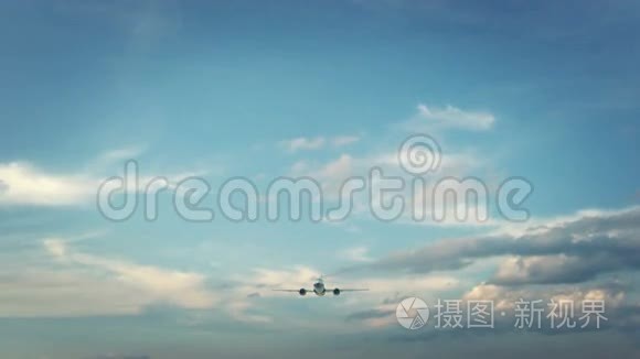 飞机登陆上海中国视频