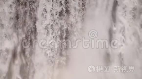 山岩中史诗般的大瀑布视频