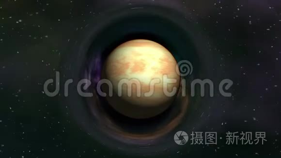 金星在弯曲的空间里视频