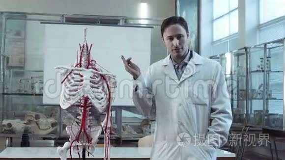 骨骼解剖课医学教授视频