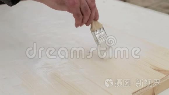 用毛笔作画视频