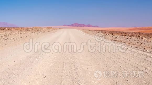 纳米布Naukluft国家公园，纳米布沙漠的彩色沙丘和风景景观全景，纳米布NamibNaukluft旅游目的地