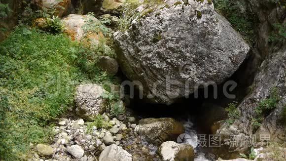 法国拉福三峡的大岩石视频