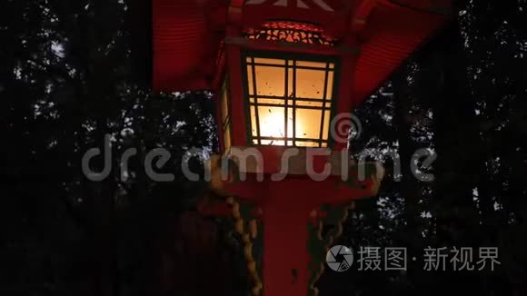 传统风格的日本灯笼