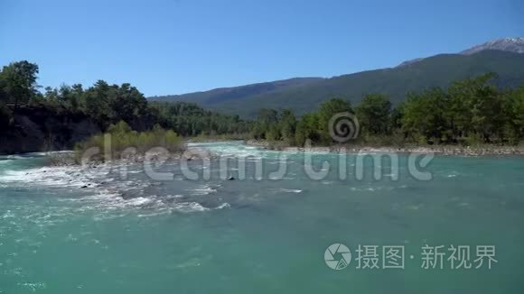 土耳其安塔利亚的科普鲁凯河视频