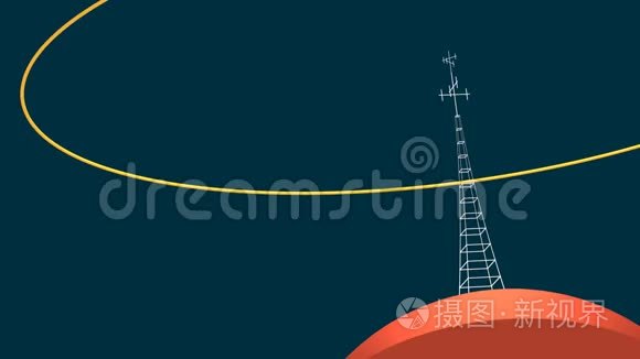 红色星球上的无线电波视频