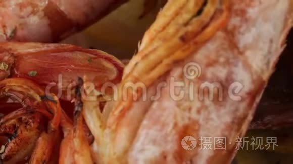 阿根廷国王烤虾视频