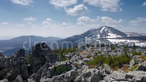 石山谷景观时间流逝视频