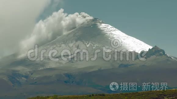 强烈的火山爆发视频