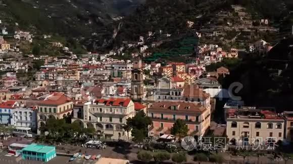 意大利米诺里老城的景色视频