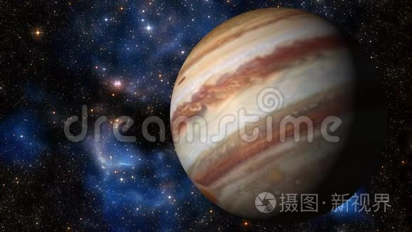 木星的三维动画视频