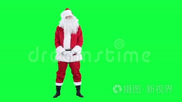 笑圣诞老人色键（绿色屏幕）