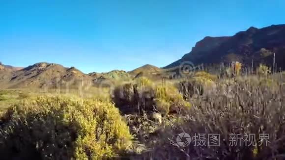 泰德瓦肯地区的山脉全景